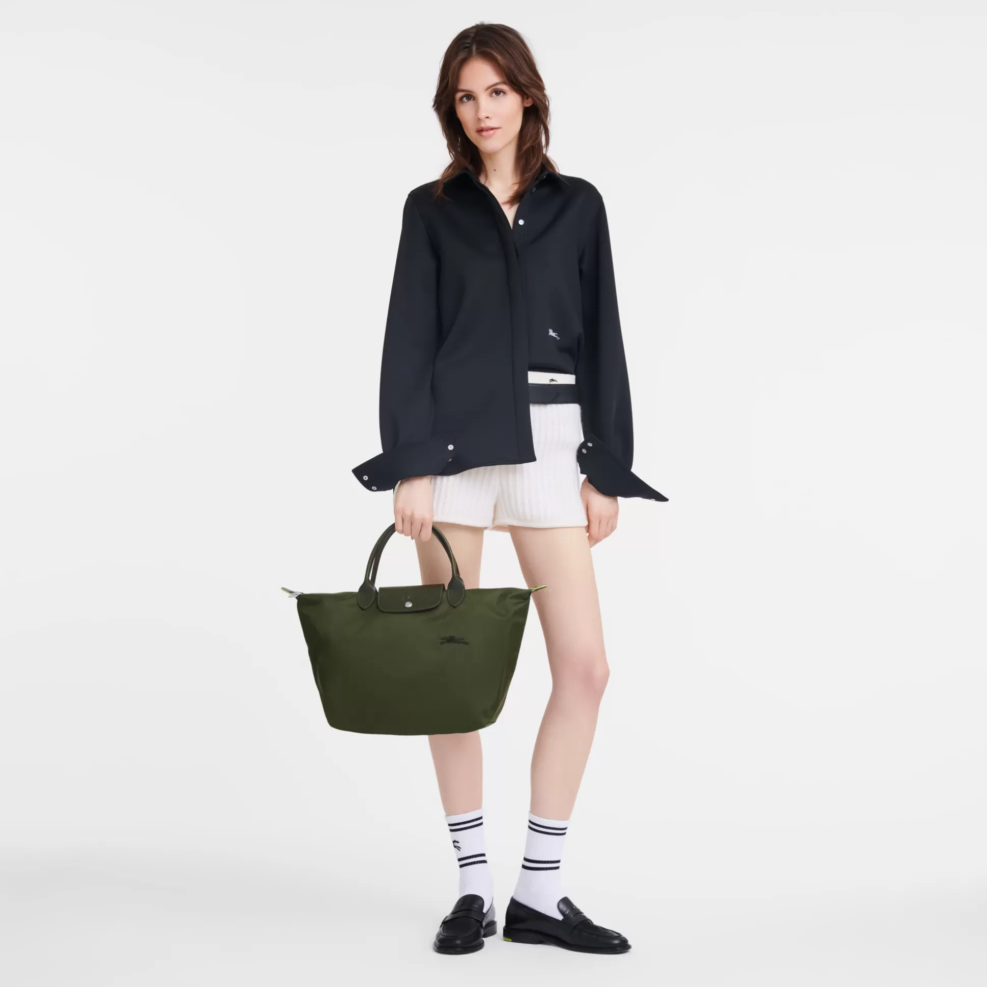 Handtasche M Le Pliage Green*Longchamp Store