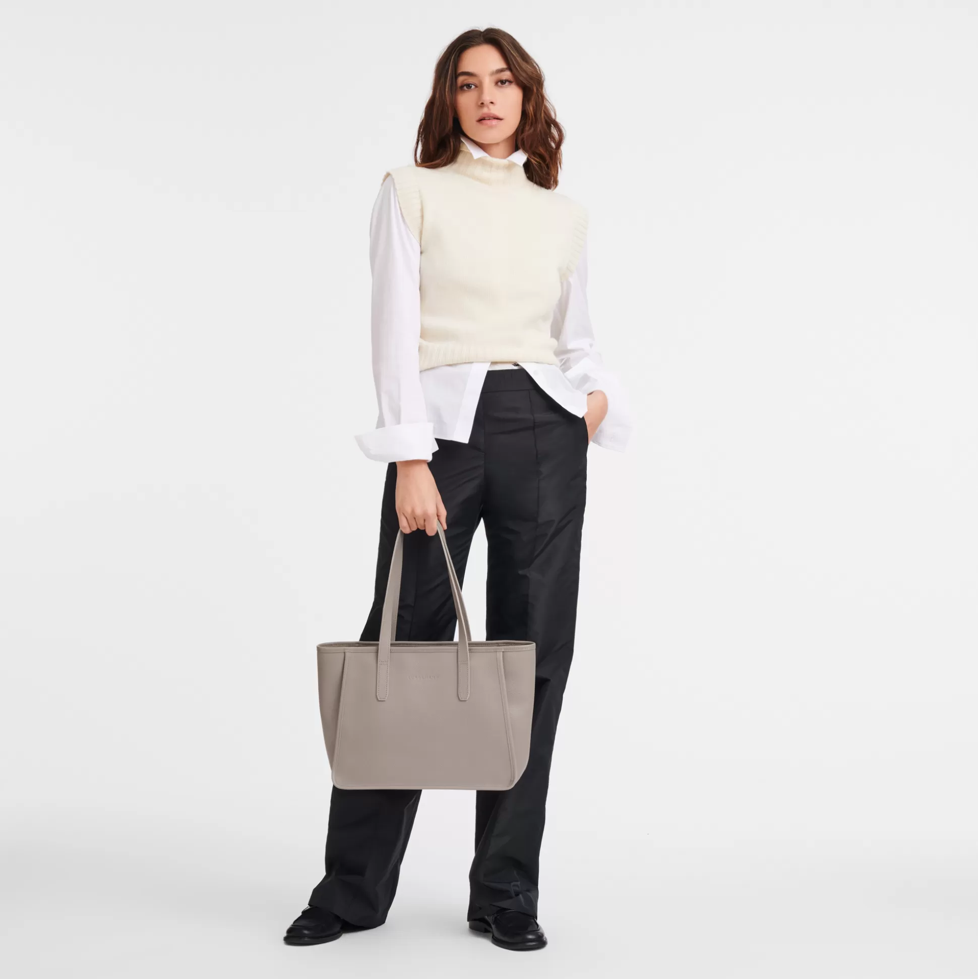 Shopper L Le Foulonné*Longchamp Clearance